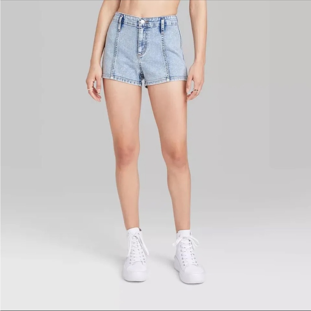 NWT WILF FABLE super high rise shorts